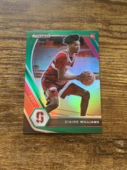 2021 Panini Prizm Draft Picks Ziaire Williams #15 RC Green Stanford Cardinals